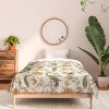 Deny Designs 2pc Twin/Twin XL Iveta Abolina Peacock Garden on Cream Comforter and Sham Set - 3 of 4
