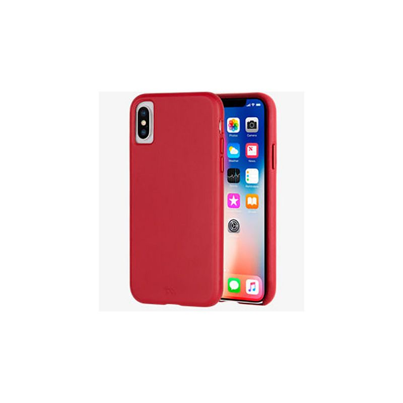 Case-Mate Barely There Leather Case for iPhone XS Max - Cardinal, 3 of 4