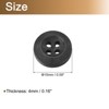 Unique Bargains Wooded Sewing DIY Craft Clothing Sewing Round Buttons 50 Pcs - 2 of 4