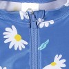 Gerber Baby & Toddler Girls' One-Piece Long Sleeve Rash Guard Swimsuit UPF 50+ - 4 of 4