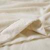 Sapphtopaz 66"W x 90"L Micro Fleece Blanket, Grid Pattern Cooling Blanket Twin Size, Anti-Pilling Throw Blanket for Bed, Twin Blanket - 2 of 4