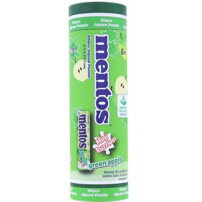 YWOW Games Mentos 50 Piece Mini Jigsaw Puzzle | Green Apple