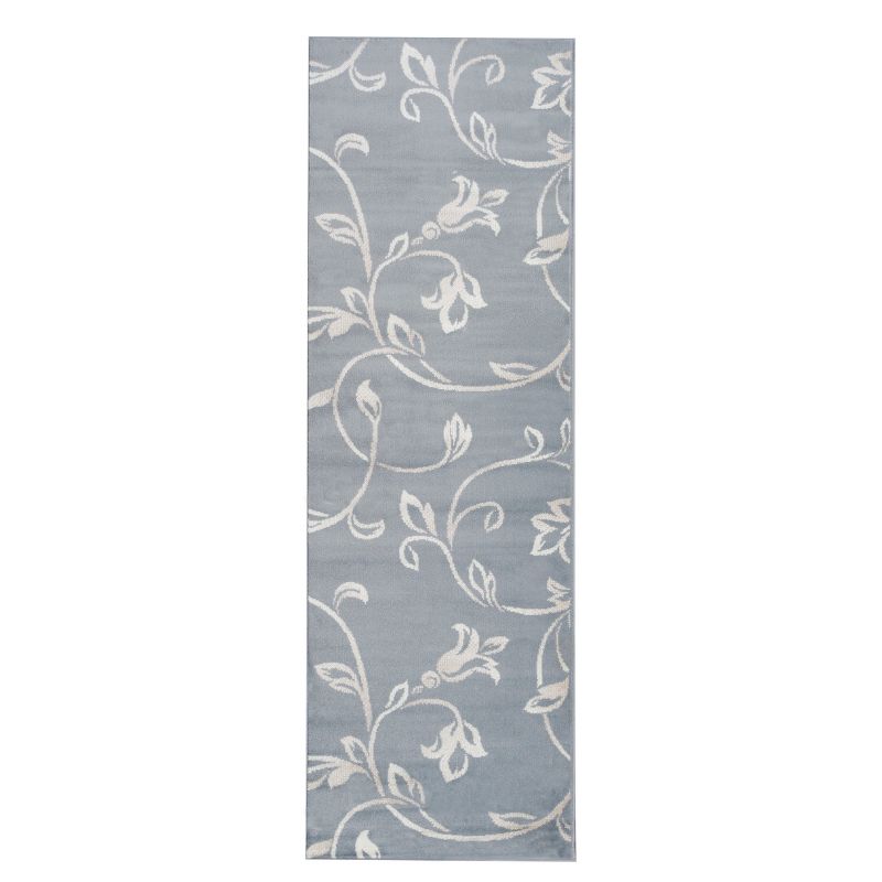 Farmhouse or Country Cottage Transitional Vines and Nature Modern Casual Indoor Eclectic Floral Rustic Area Rug or Runner by Blue Nile Mills, 1 of 7