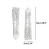 INSPIRE CHIC Women's Long Hook Finger Sequins Fingerless Arm Sleeves Shiny Cosplay Gloves 1Pair - 2 of 4