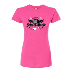 Women's - School of Rock - Original Logo Fitted Graphic T-Shirt - 1 of 2