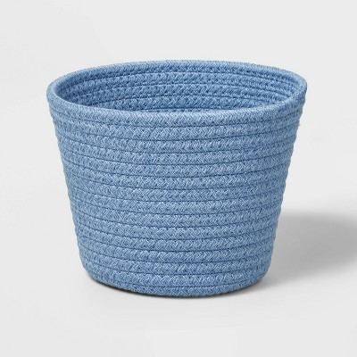 13 Decorative Coiled Rope Square Base Tapered Basket Small White -  Brightroom™ : Target