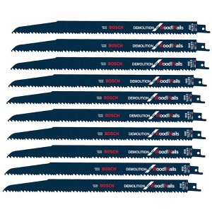 Bosch 10 Pack of Genuine OEM Replacement Reciprocating Saw Blades - RDN12VB-10pk - 1 of 1