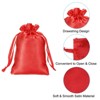 Unique Bargains Mini Smooth Soft Wedding Christmas Satin Bags with Drawstring 30 Pcs - 3 of 4