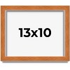 PosterPalooza | Photo Size Classic Brown Picture Frame - UV Acrylic, Foam Board Backing, Hanging Hardware - 2 of 4
