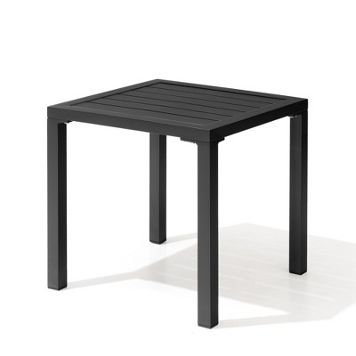 Pellebant Outdoor End Table Aluminum Square Patio Side Table