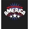 Americana United States Of America Men's White Crew Neck Short Sleeve Tee - 2 of 2