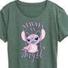 Women's - Disney - Lilo & Stitch Short Sleeve Graphic T-Shirt - 2 of 4