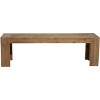 Alpine Furniture Seashore Dining Bench, Brown, Natural - 2 of 3