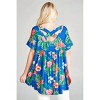 Women's Floral Caged Tunic - Oddi - 3 of 4