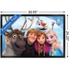 Trends International Disney Frozen - Group 10th Anniversary Framed Wall Poster Prints - 3 of 4