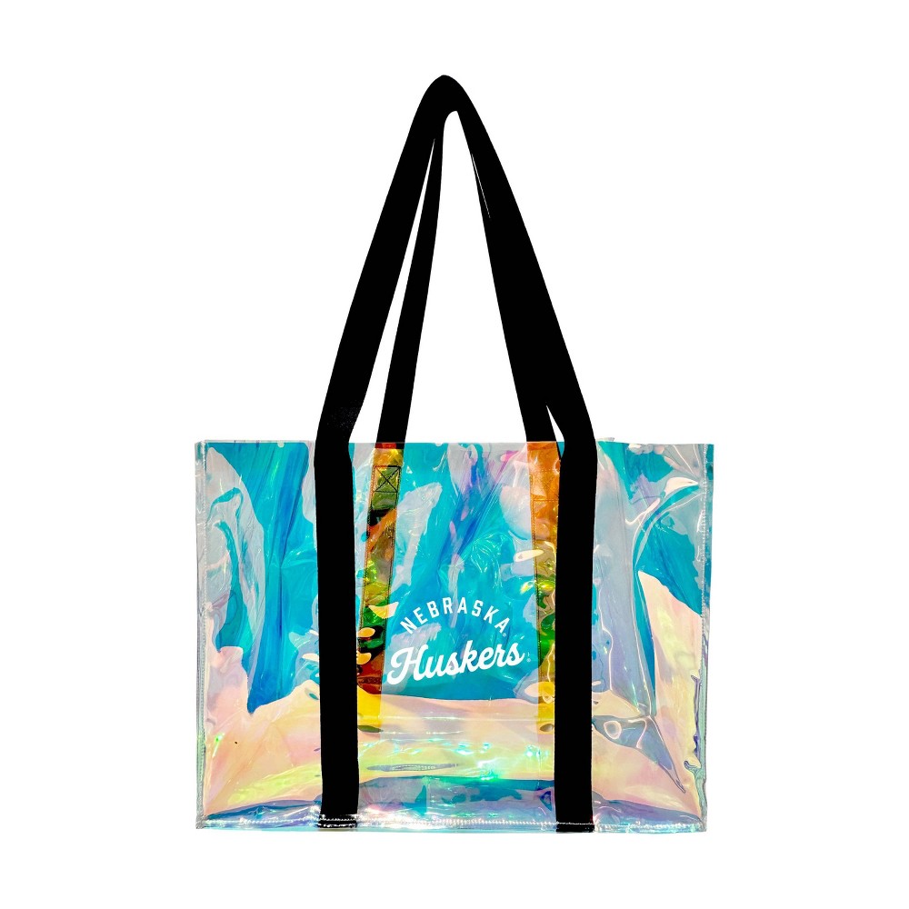 NCAA Nebraska Cornhuskers Iridescent Tote Bag
