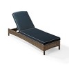 HomeStock Bradenton Outdoor Weathered Brown Wicker Chaise Lounge - 4 of 4