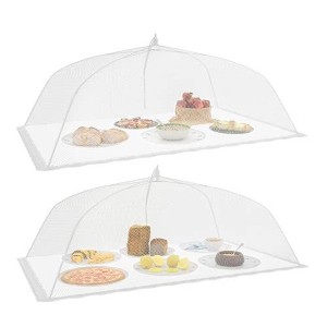 Simply Genius Extra Large Food Tents (2 Pack) 39x24 Pop-Up Food Tents/Food Covers For Outdoors, Reusable and Collapsible, Food Nets - 1 of 4