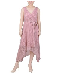 NY Collection Womens Chiffon Fit & Flare Dress - 1 of 1