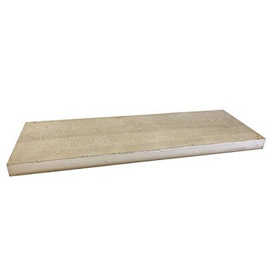 TX USA Corporation Foster 24" Solid Wood Horizontal Wall Shelf - Distressed White