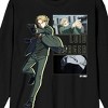 Spy x Family Loid Forger Screenshots Men's Black Long Sleeve Crew Neck Tee - 2 of 3