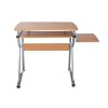 PAGED Modern Computer Desk, Home Office Desk with Storage Drawer and X-Shaped Legs for Office, Study - 3 of 4