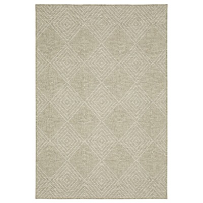 Oriental Weavers Tortuga TR05A Beige/ Beige Indoor/Outdoor Area Rug - 6'7" x 9'2"