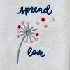2pc Spread Love Hand Towel Set - SKL Home: Velour Cotton, Midweight, Machine Washable, for Bathroom - 2 of 3