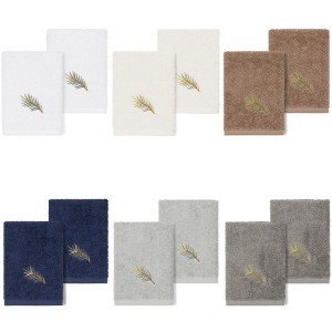 Linum Home Textiles 100% Turkish Cotton PIERRE Embellished Towel Set - 1 of 3