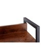 4 Tier Ladder Shelf, Rustic Bookshelf Storage Rack, Wood Metal Freestanding Storage Shelves For Plants, Display Shelves For Living Room Office - 2 of 4