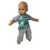 Doll Clothes Superstore Handmade Doll Scrubs With Safari Pint Fit 15 Inch Baby Dolls - 3 of 4