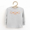 SmileyWorld Candy Corn Outlines - Toddler Long Sleeve Graphic Tee and Youth Long Sleeve Graphic T-Shirt - 2 of 3