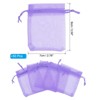 Unique Bargains Drawstring Mini Gift Candy Christmas Party Wedding Organza Bags 50 Pcs - 2 of 4