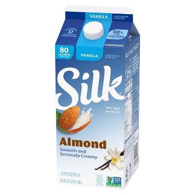 Silk Vanilla Almond Milk - 0.5gal