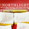 Northlight Pack of 6 Traditional Mini Christmas Stockings with Gold Glitter Pen - 3 of 3