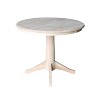 International Concepts 36" Round Top Pedestal Table - 28.9"H - 2 of 4