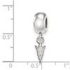 Black Bow Jewelry Sterling Silver Arizona State Sun Devils NCAA Bead Charm - 3 of 4