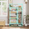 3-Drawer Rattan Shoe Storage Cabinet – Freestanding Organizer for Entryway/Hallway (Easy Assembly) - 4 of 4