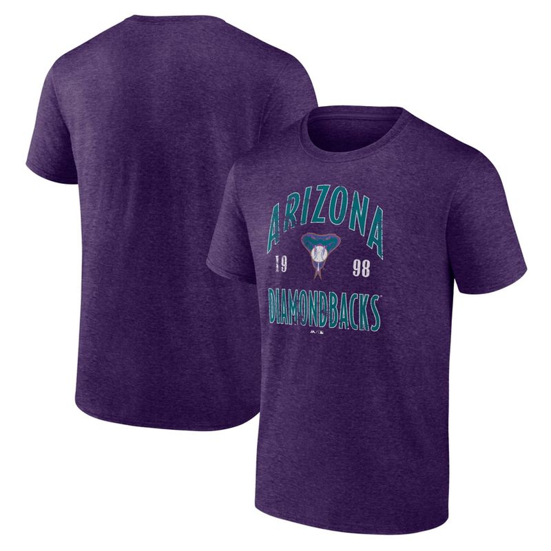 MLB Arizona Diamondbacks Men's Bi-Blend T-Shirt, 1 of 4