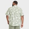 Men's Short Sleeve Poplin Shirt - Goodfellow & Co™ Aqua Blue - 2 of 3