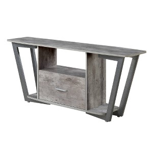 Graystone 1 Drawer TV Stand for TVs up to 60" with Shelves - Breighton Home - 1 of 4
