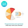 True Zoo Cheese Wine Glass Markers and Drink Glass Charms - Wine Accessories - Multi Color Wine Charm Sets of 6 - 3 of 4