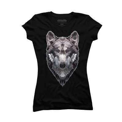 Junior's Design By Humans Alpha \Gray\"" By Landauart T-Shirt