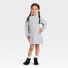 Toddler Girls' Long Sleeve Crewneck Dress - Cat & Jack™ - 3 of 3