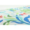 2pc Outdoor/Indoor Squared Corners Seat Cushions Coral Bay Blue - Pillow Perfect - 4 of 4