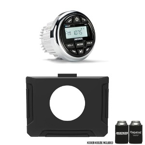 Stinger SPXRZRDASH 2014-2018 (19 CLASSIC) POLARIS RZR UNIVERSAL 3" GAUGE DASH KIT and KICKER KMC2 Waterproof Radio - 1 of 4
