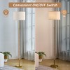 Maxax Farmhouse Rattan Floor Lamp - 3 of 4