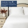 Delara 100% Organic Cotton Percale Weave Fitted Sheet, 400 Thread Count, Smooth & Breathable Bedding - 4 of 4