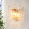 LNC Engaveric 14-in W 2-Lights Polished Gold Modern/Contemporary  Wall Lights - 2 of 4