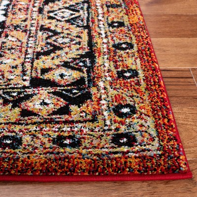 Safavieh Vintage Hamadan Rust and Gold Square Area Rug